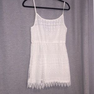 Forever 21 White Lace Mini Dress